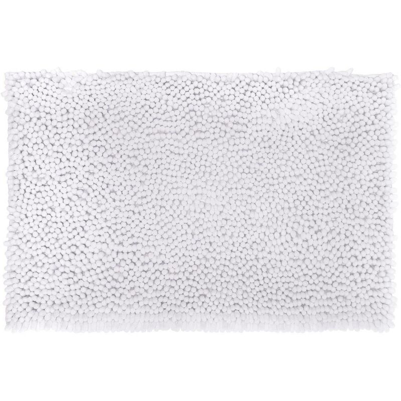 foto del prodotto maxi tappeto ciniglia bianco 50x80 5five