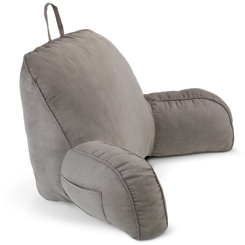 foto del prodotto maximex - 81570500 cuscino per schienale con braccioli, grigio/bianco