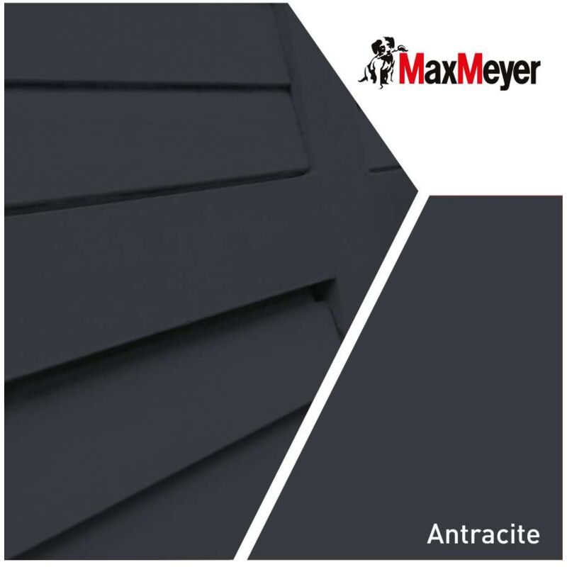 foto del prodotto maxmeyer smalto a solvente satinato antracite r7016 0,750 l