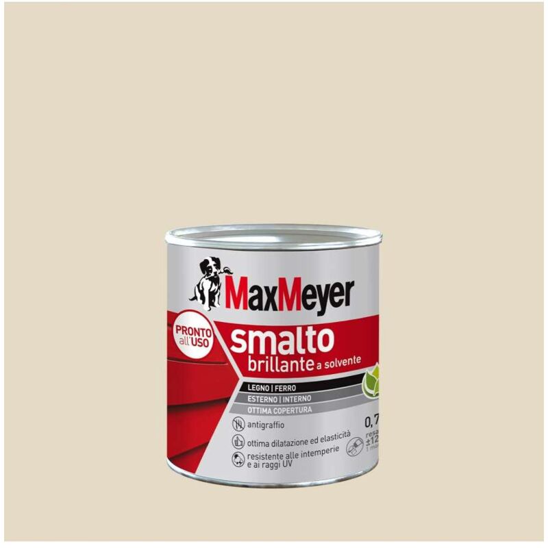 foto del prodotto maxmeyer smalto brillante avorio 0,75 l esterni interni