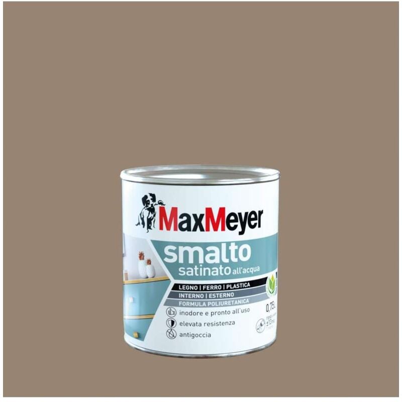 foto del prodotto maxmeyer smalto satinato poliuretanico yuta 0,75l