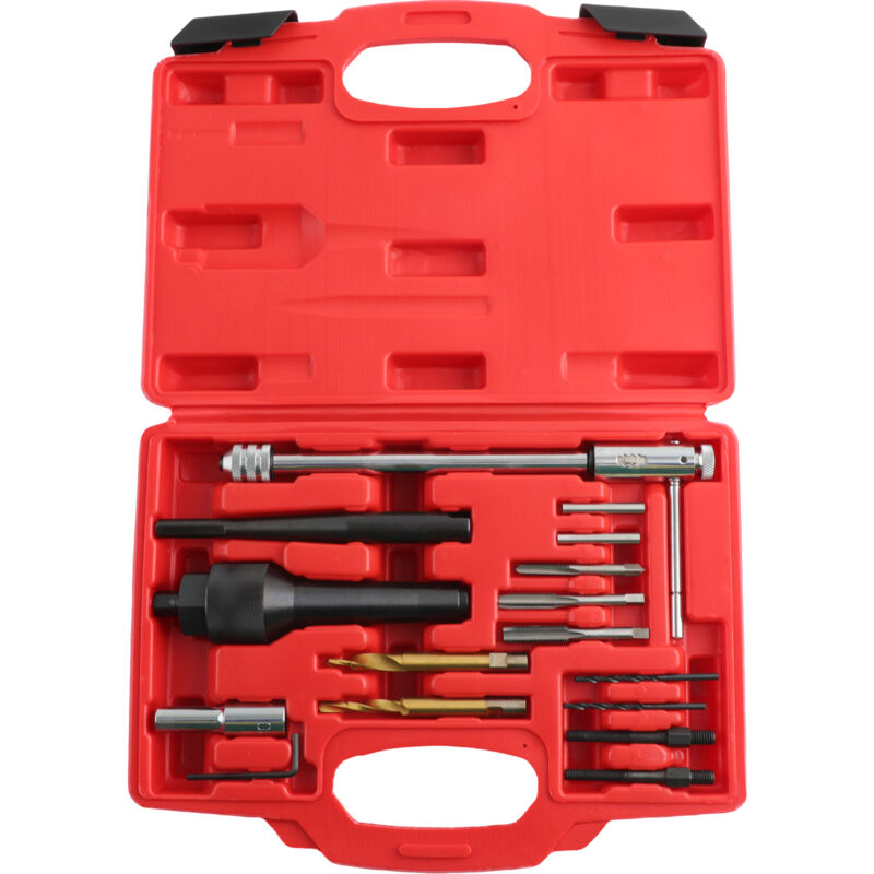 foto del prodotto maxpeedingrods 16pz candeletta kit di rimozione glow plug remover tool kit 1 4 , m8, m10 tap