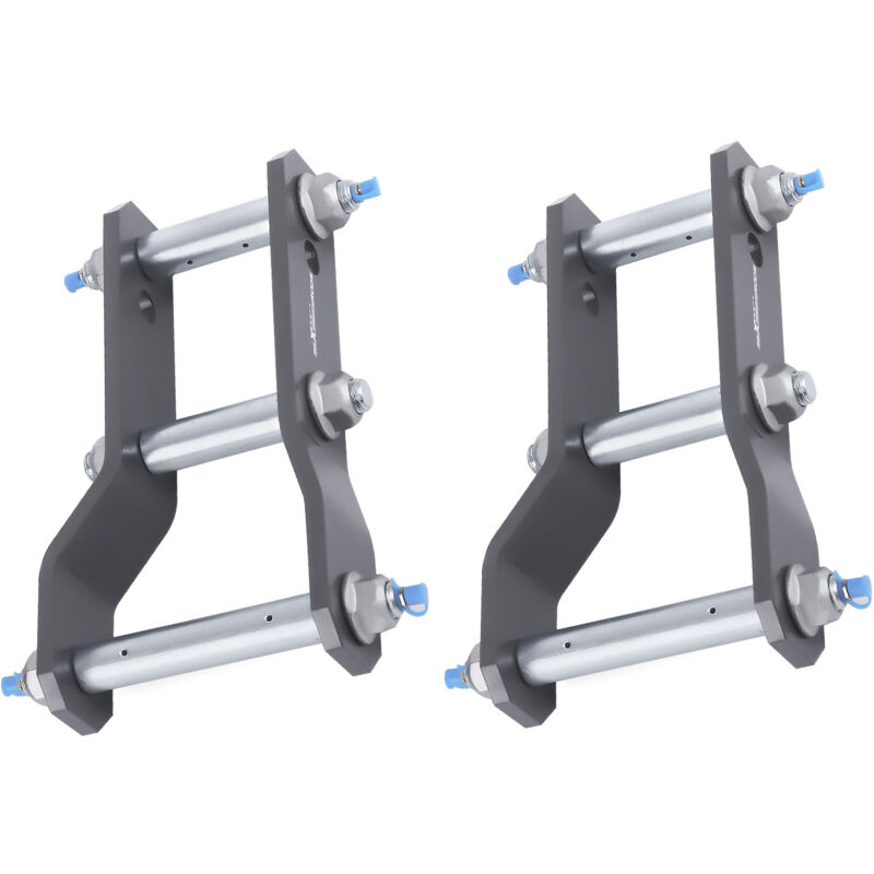 foto del prodotto maxpeedingrods 2 45 48mm extended suspension lift kit greasable shackles for ford ranger bt50