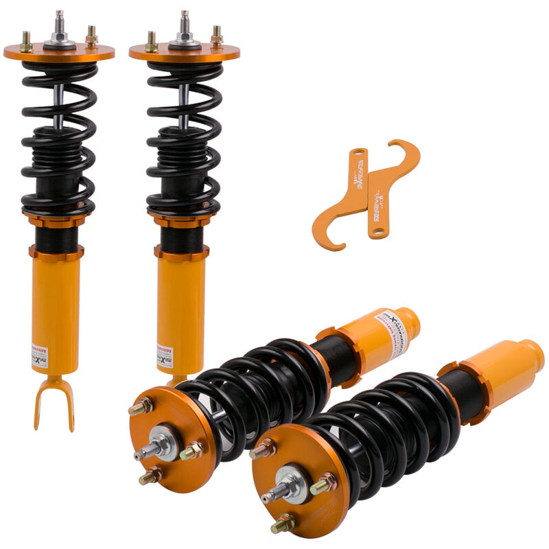 foto del prodotto maxpeedingrods 24 d mpfungsstufen gewindefahrwerk f r honda accord cd5 cd7 h hrteverstellbardmpfung einstellbar gewindefahrwerk fahrwerk for honda