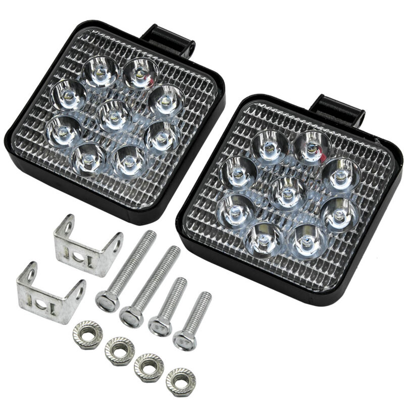 foto del prodotto maxpeedingrods 2x 6000k led luce di lavoro punto di inondazione lampada della barra di guida