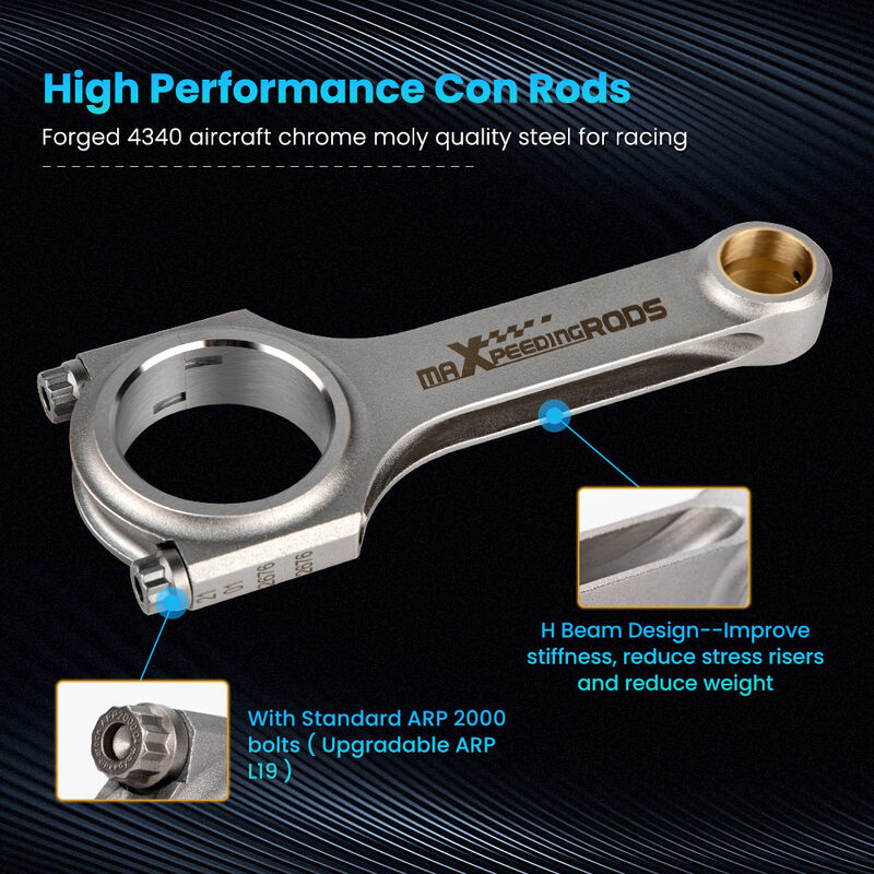 foto del prodotto maxpeedingrods 4pcs en24 bielle bielas pleuel per suzuki gsx r1100w 93 98 gsf1200 bandit 117mm