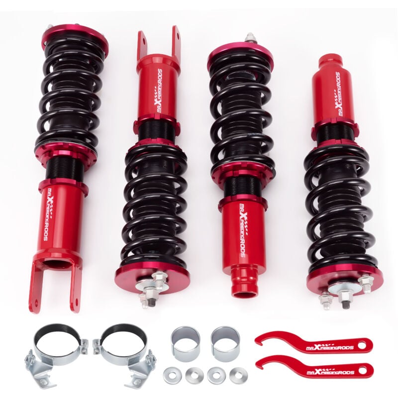 foto del prodotto maxpeedingrods - assetto regolabile ghiera ammortizzatori for honda civic ec ed ee ej ek em crx