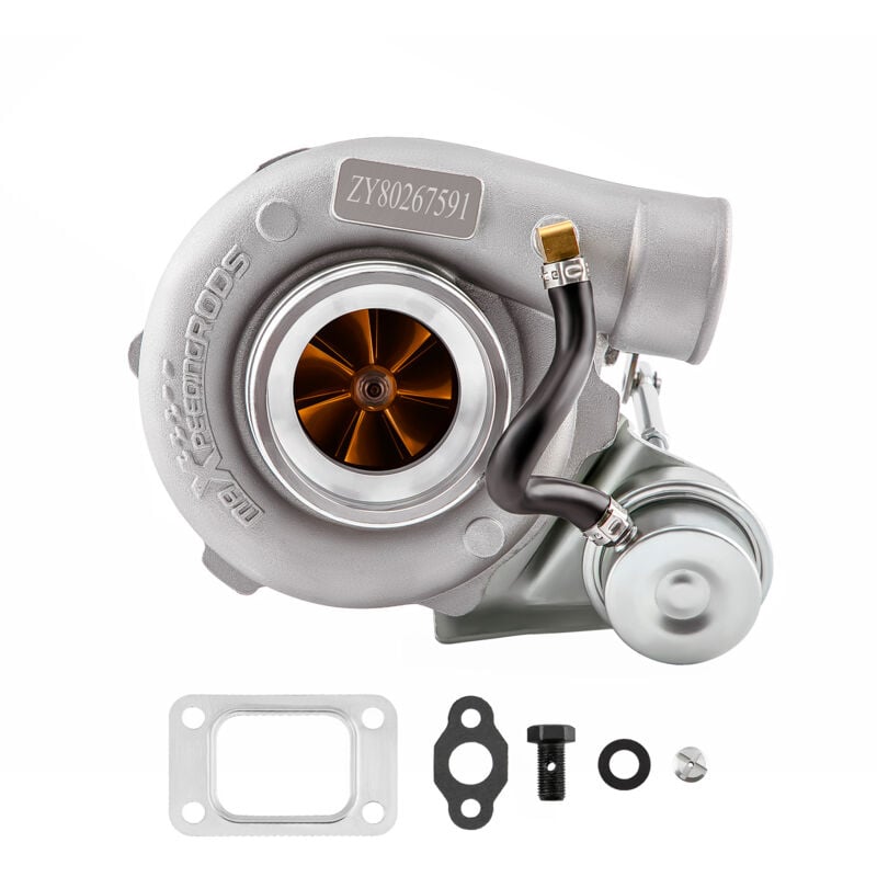 foto del prodotto maxpeedingrods - billet turbo gt2871 gt2860 for all 1.6l-2.0l engine water oil cooling 2.0bar