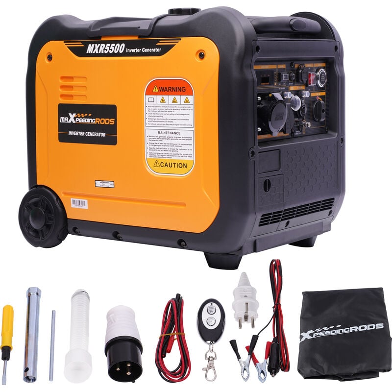 foto del prodotto maxpeedingrods generatore di corrente inverter 5,0kw max 5,5kva 230v gruppi elettrogeni electricity nominale backup homeuse