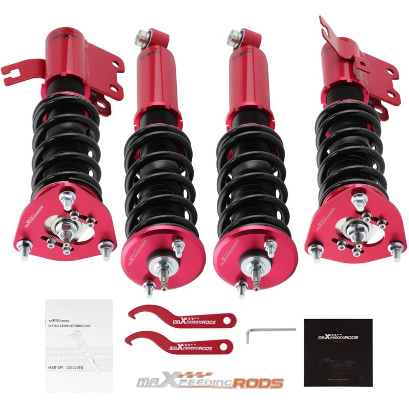 foto del prodotto maxpeedingrods kit assetto a ghiera ammortizzatori for nissan s13 200sx 1989 1994 180sx 89 98