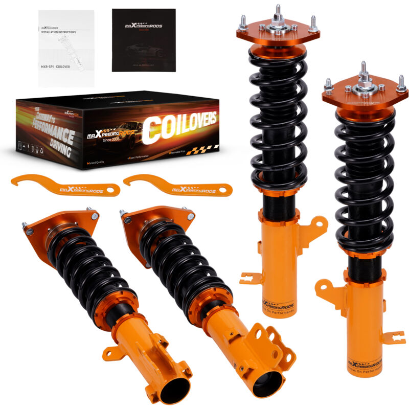foto del prodotto maxpeedingrods kit assetto regolabile a ghiera ammortizzatore for hyundai coup gk 2002 2009