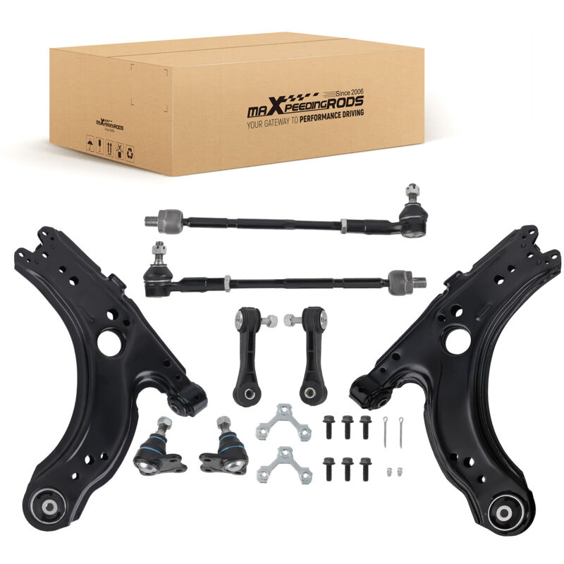 foto del prodotto maxpeedingrods kit bracci sospensione ammortizzatori anteriore sx dx for vw golf 4 bora 1j