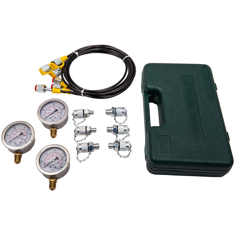 foto del prodotto maxpeedingrods kit di strumenti del set di manometri idraulica dell escavatore accoppiamento