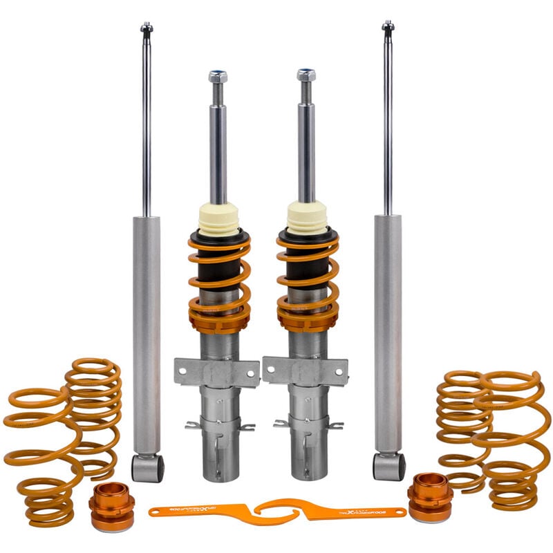 foto del prodotto maxpeedingrods - kit molle elicoidali ammortizzatore per vw polo mk4 9n 1.2 1.4 1.4 tdi 1.9 tdi