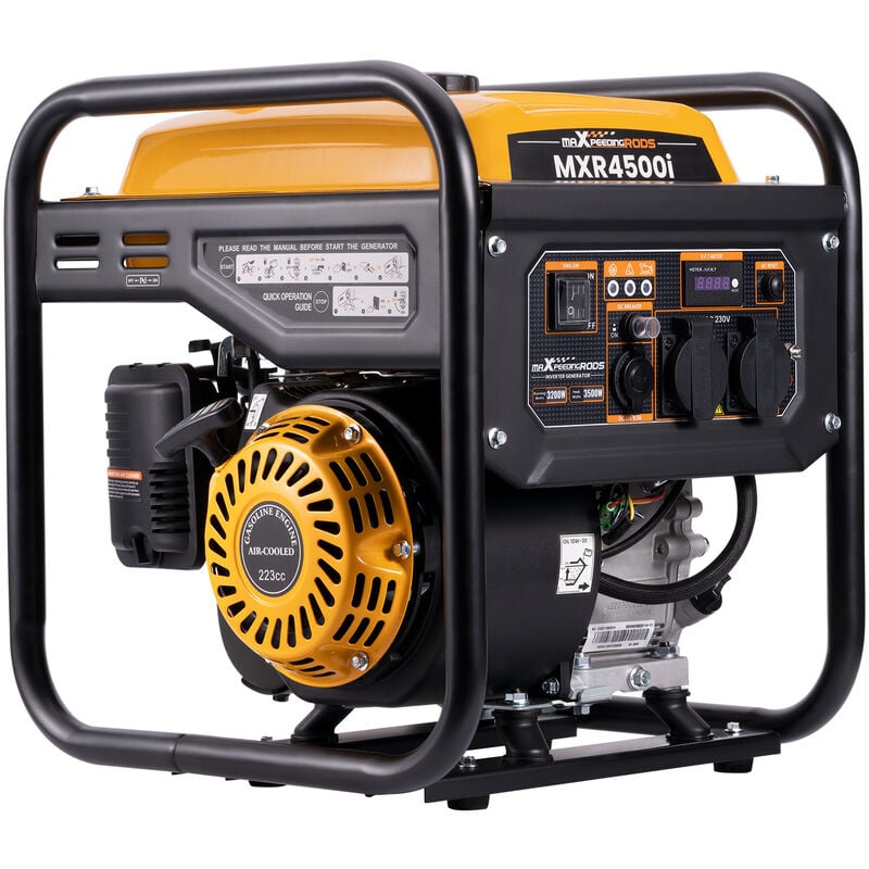 foto del prodotto maxpeedingrods non utilizzato 3500w gruppi elettrogeni inverter portatile benzina 4 tempi con 2 prese 230v generatore di corrente silenziato come