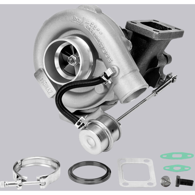 foto del prodotto maxpeedingrods t3 turbocompressore t3 t04e turbolader turbina oil cooled universal turbo