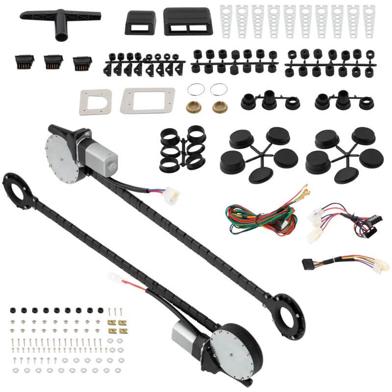 foto del prodotto maxpeedingrods universal electric power window lift regulator 12v kit alzacristalli elettrici