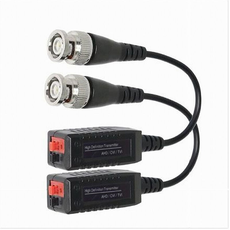 foto del prodotto maxtech - adattatore connettore bnc cat5-cat6-cat7 2 bnc maschio per telecamera maxtech c-020 -