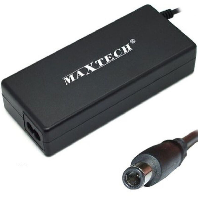 foto del prodotto maxtech caricabatteria pc alimentatore computer notebook compatibile dell 90 w pc ca017 
