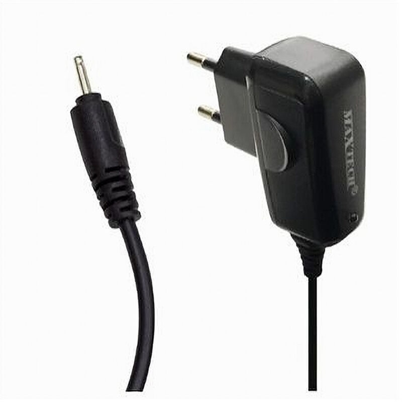 foto del prodotto maxtech caricabatterie da viaggio rete fissa con spina dc 1.0 5v 1000ma ca s008b 