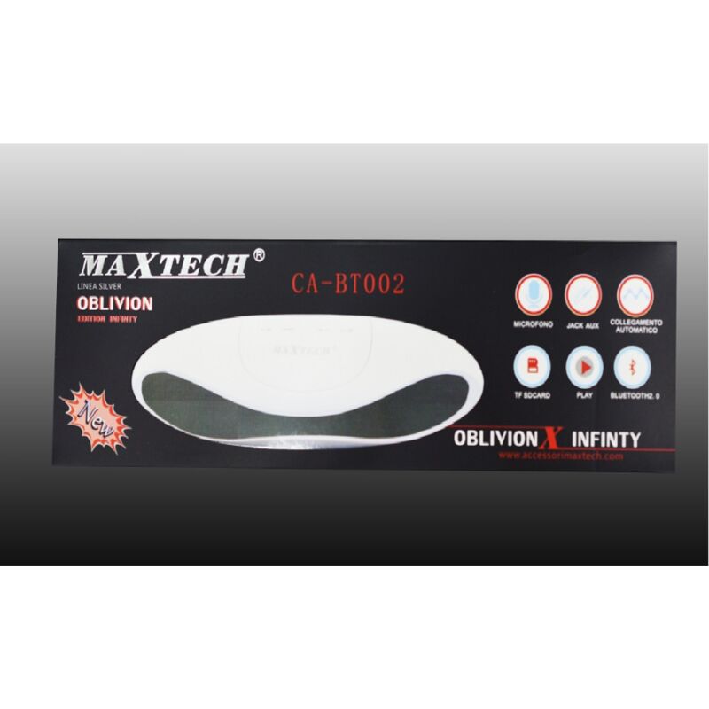 foto del prodotto maxtech cassa speaker bluetooth con funzione vivavoce per smartphone pc ca bt002 