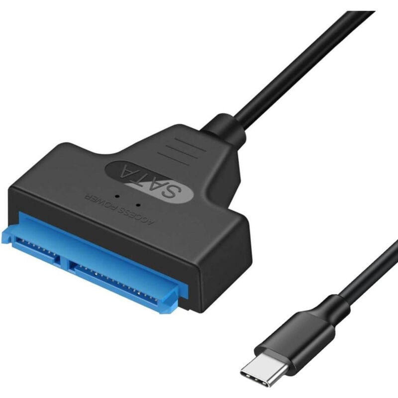 foto del prodotto maxtech cavo convertitore sata type c 20cm adattatore ssd hdd hard disk maxtech sa tc01 