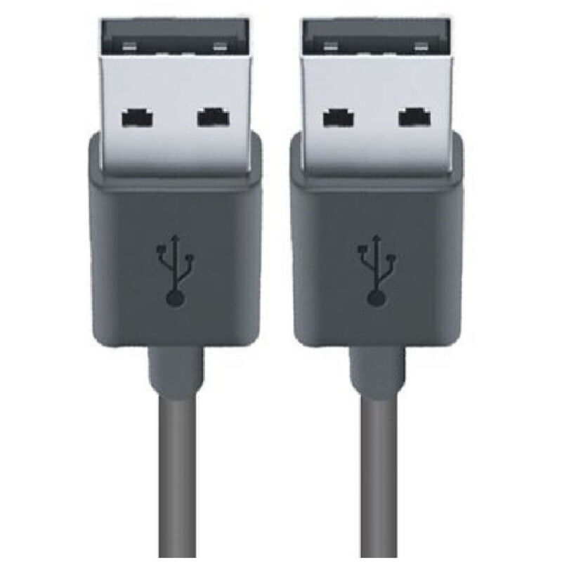 foto del prodotto maxtech cavo dati doppio usb 2.0 maschio maschio prolunga 1,5 mt 480mbps usb2.0 m1.5m 