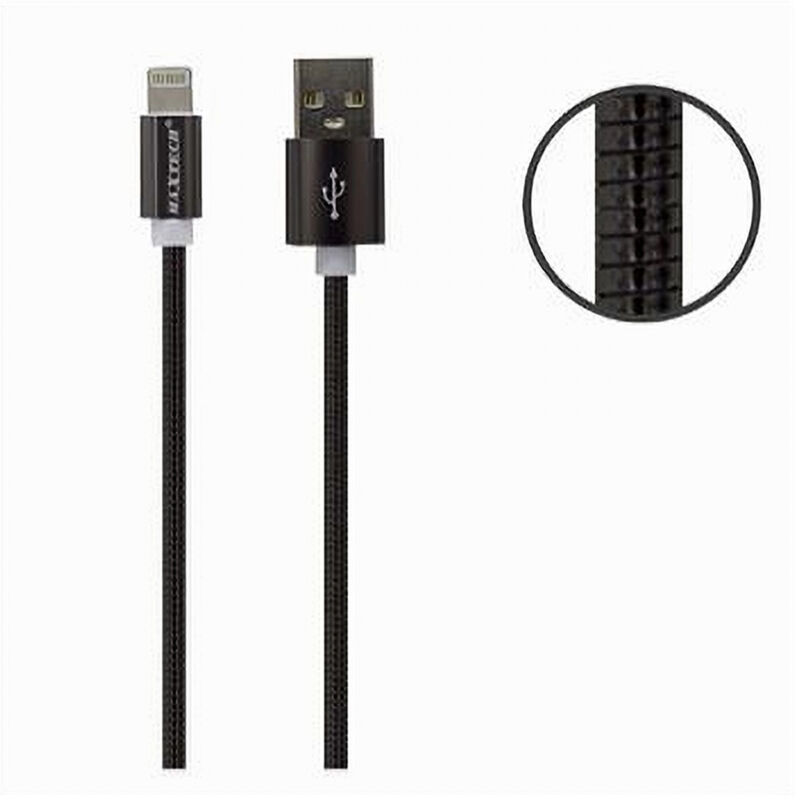 foto del prodotto maxtech cavo di ricarica per iphone ipad 5volt 2000ma 1mt alta velocit usb f ip013 