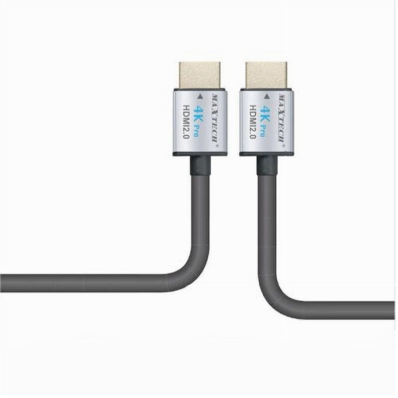 foto del prodotto maxtech - cavo hdmi 2.0 4k da 3 metri cavetto high speed tv monitor audio video hd2.0-3.0m -