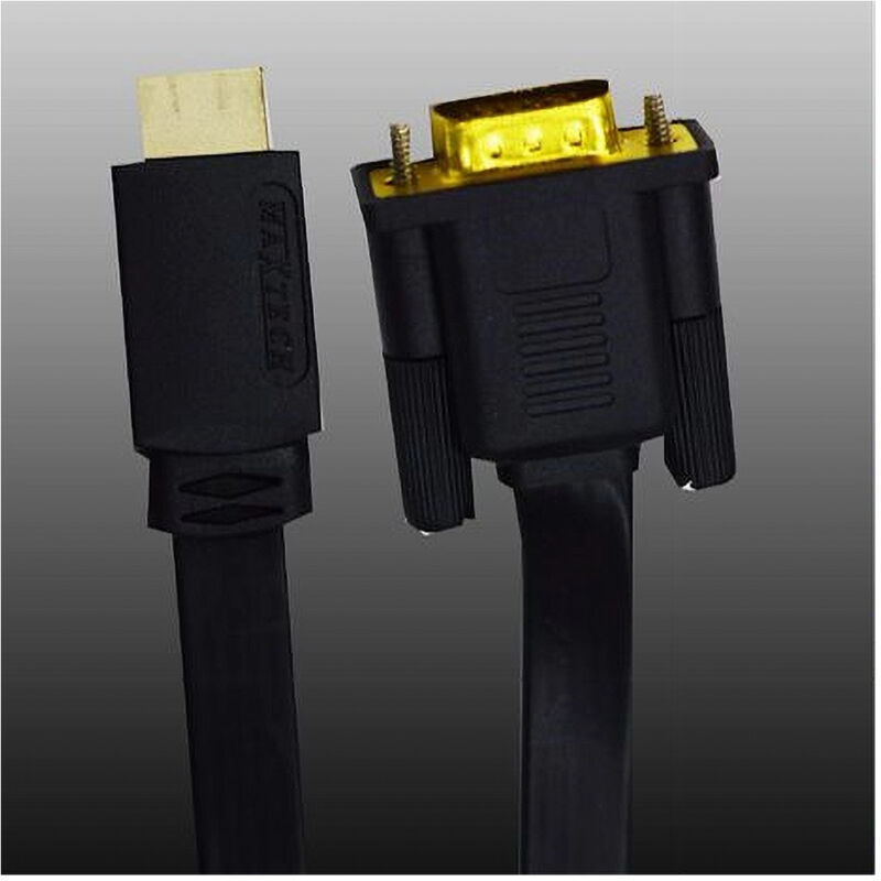 foto del prodotto maxtech cavo hdmi vga video 5,0 metri adapter 1080p 1400p 1600p 24k hdmi va5.0m 
