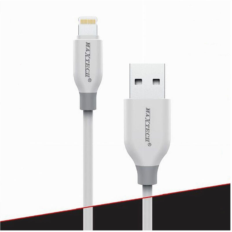 foto del prodotto maxtech cavo usb lightning simply compatibile per iphone ipad ipod 1mt maxtech f ip018 