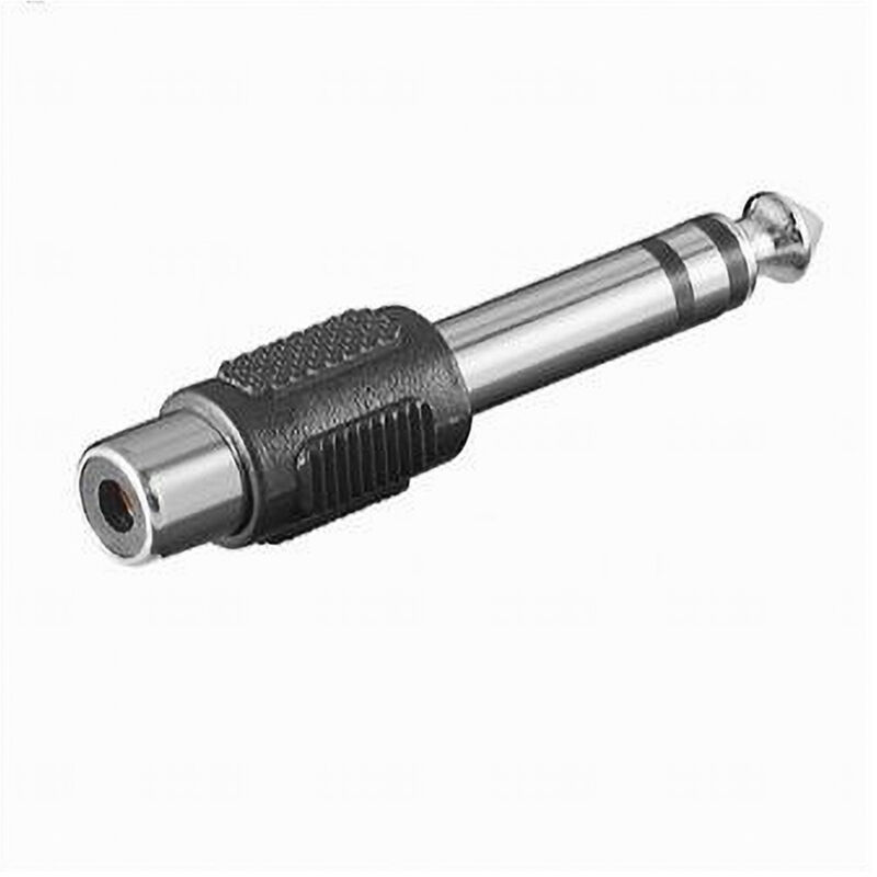 foto del prodotto maxtech connettore jack 6.5mm maschio spina a rca femmina audio adattatore c 016 