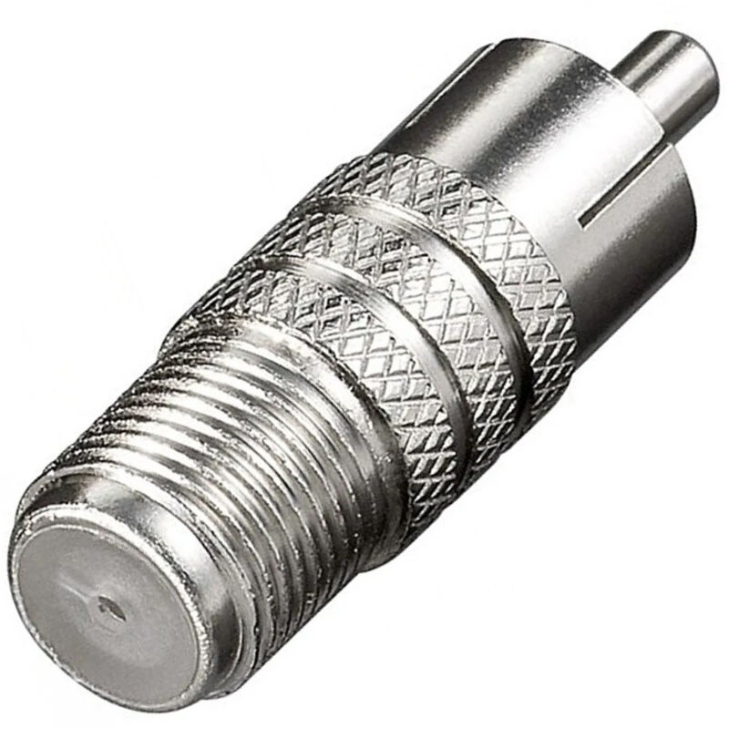 foto del prodotto maxtech connettore rca maschio satellitare femmina adattatore televisore c 009 