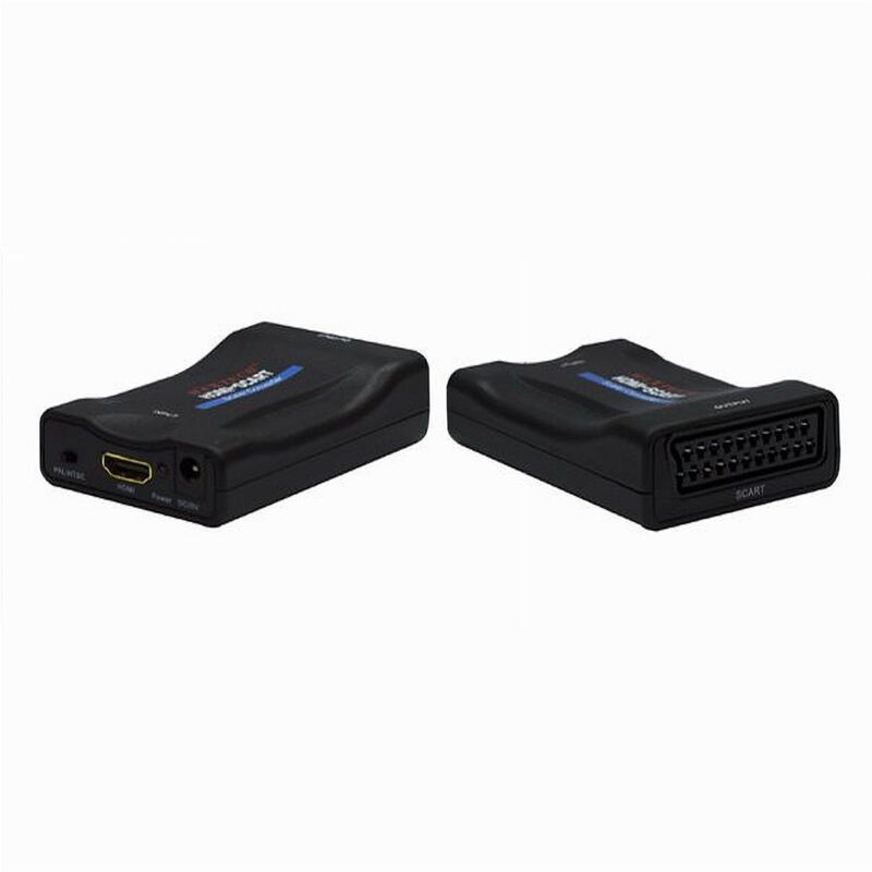 foto del prodotto maxtech convertitore adattatore da hdmi a scart da digitale in analogico chd scart 