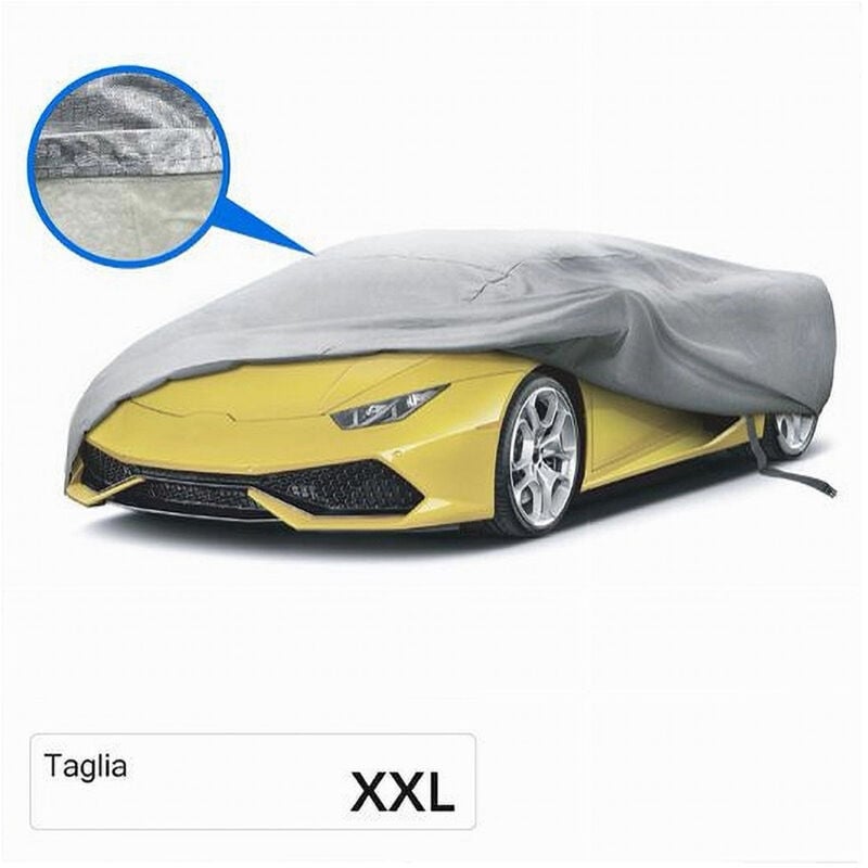 immagine 0 del prodotto maxtech copriauto telo impermeabile auto proteggi sole pioggia neve sporco tg.xxl cop aut xxl 