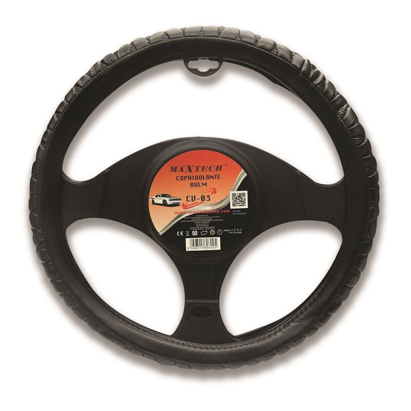 foto del prodotto maxtech coprivolante sterzo con fodera universale bulm per auto interno maxtech cv 03 