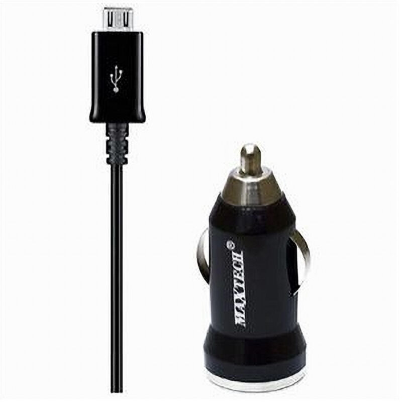 foto del prodotto maxtech kit caricabatterie caricatore da auto per ricarica samsung huawei htc ma s001 