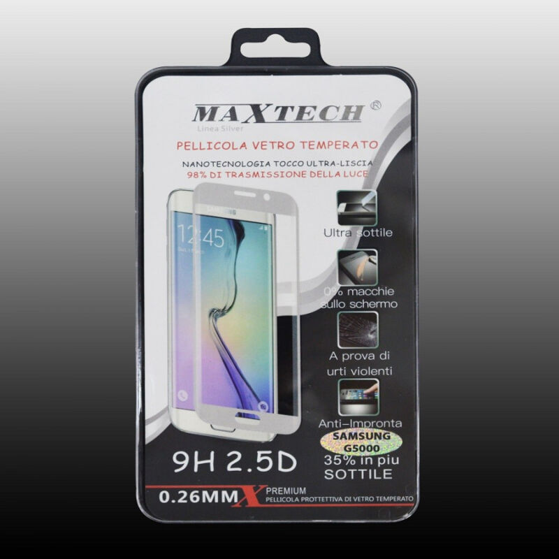foto del prodotto maxtech pellicola antiurto vetro temperato proteggi schermo per samsung g5000 p sam g5000 