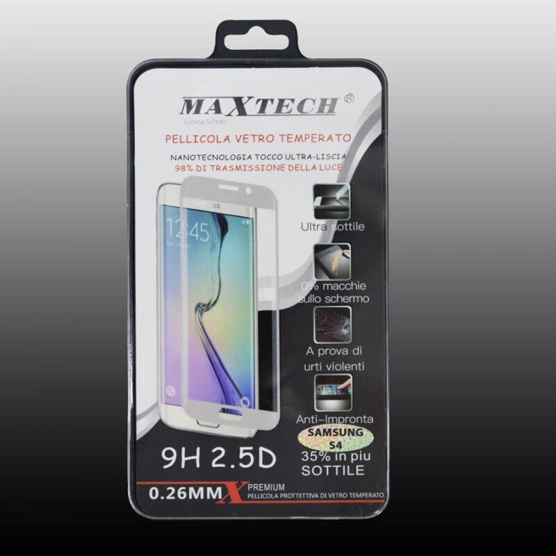 foto del prodotto maxtech pellicola protettiva in vetro temperato per samsung galaxy s4 p sam s4 