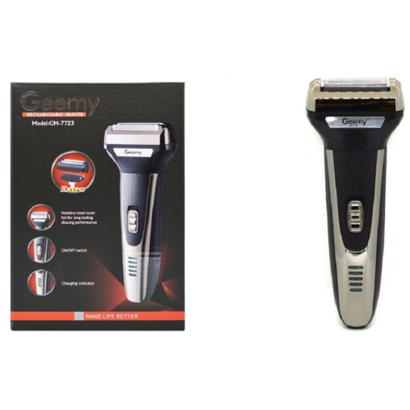 foto del prodotto maxtech rasoio elettrico regolabarba rasatura viso rifinitore batteria senza fili gm7723 