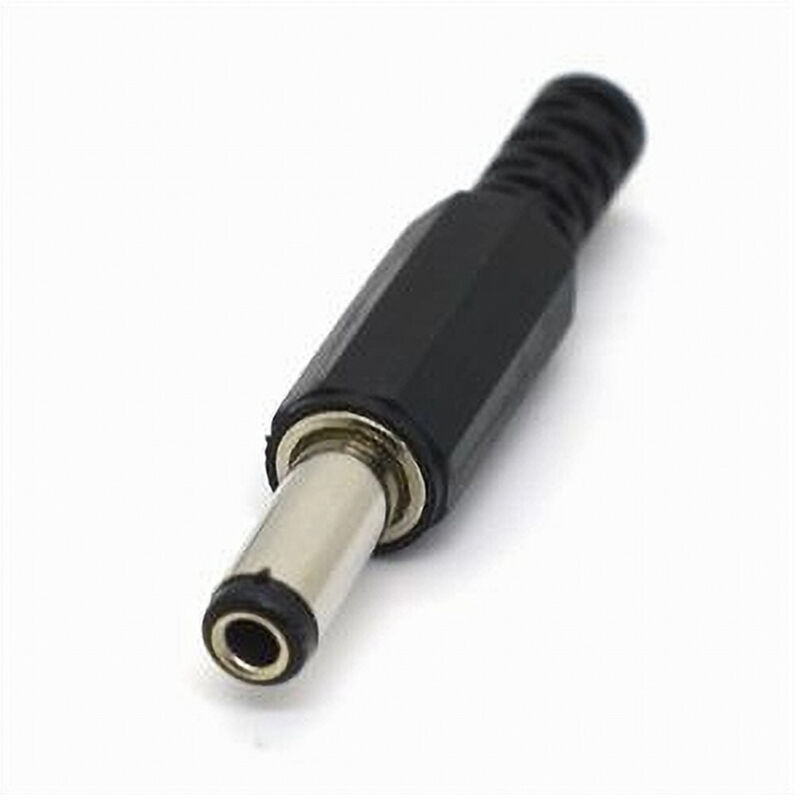 foto del prodotto maxtech set 2 pz connettore dc 2,5x5,5mm spina alimentazione dritto per telecamera c 074 