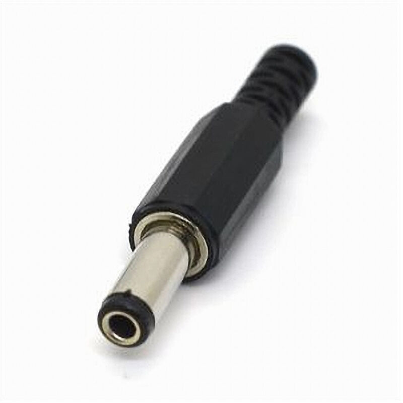 foto del prodotto maxtech - set 2pz connettore spina alimentazione dc 2,1x5,5mm dritto per telecamera c-073 -