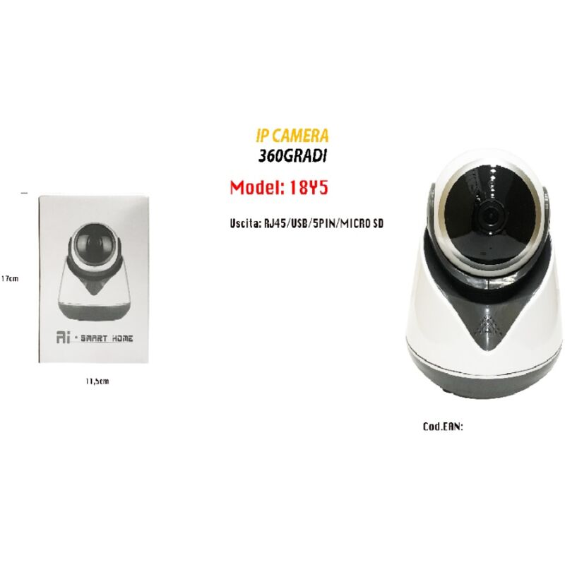 foto del prodotto maxtech telecamera camera motorizzata 3mpx videosorveglianza ip infrarossi 18y5 