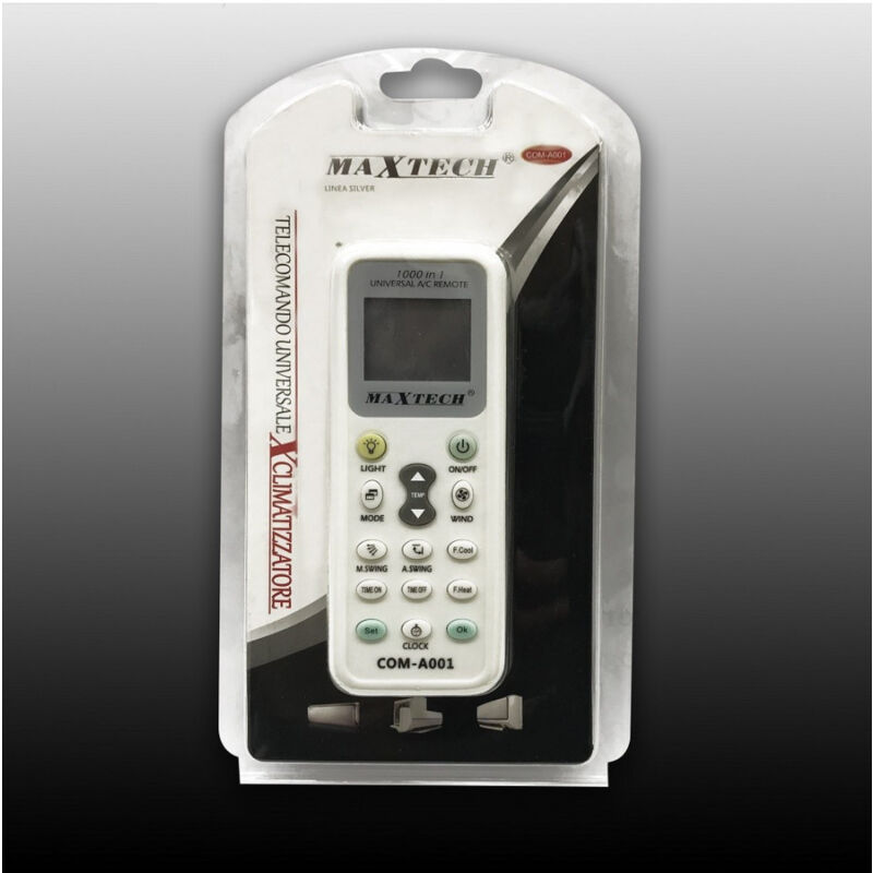 foto del prodotto maxtech telecomando universale condizionatore climatizzatore d aria maxtech com a001 
