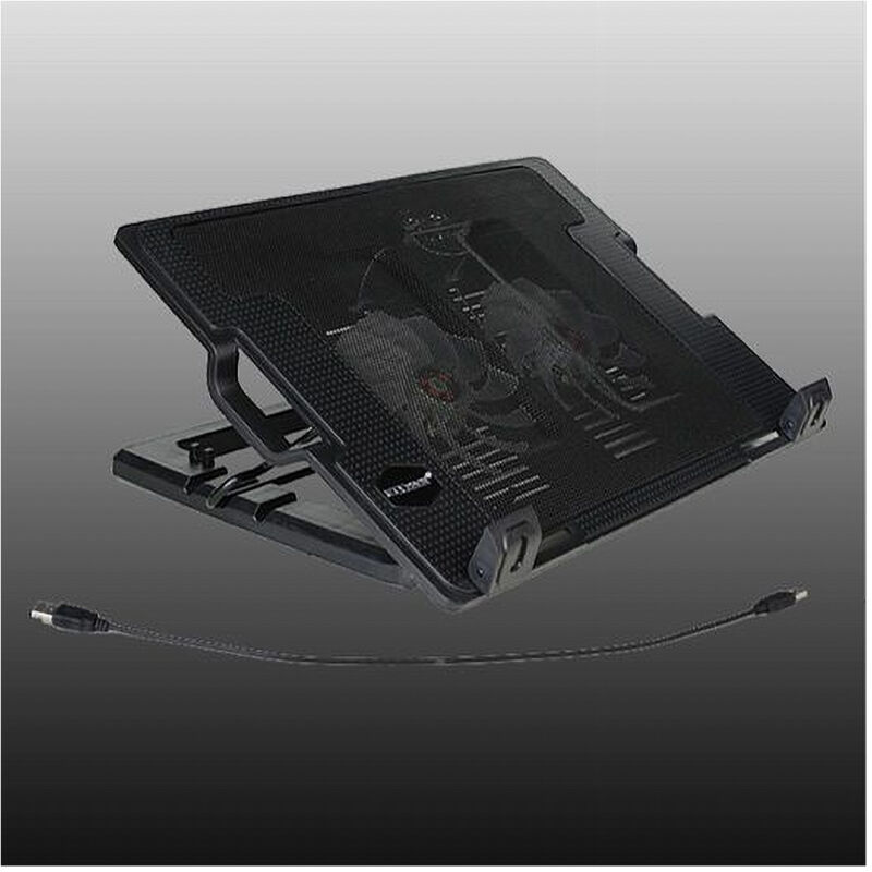 foto del prodotto maxtech ventola raffreddamento base dissipatore 140mm cool pc pad notebook maxtech vt pt003 