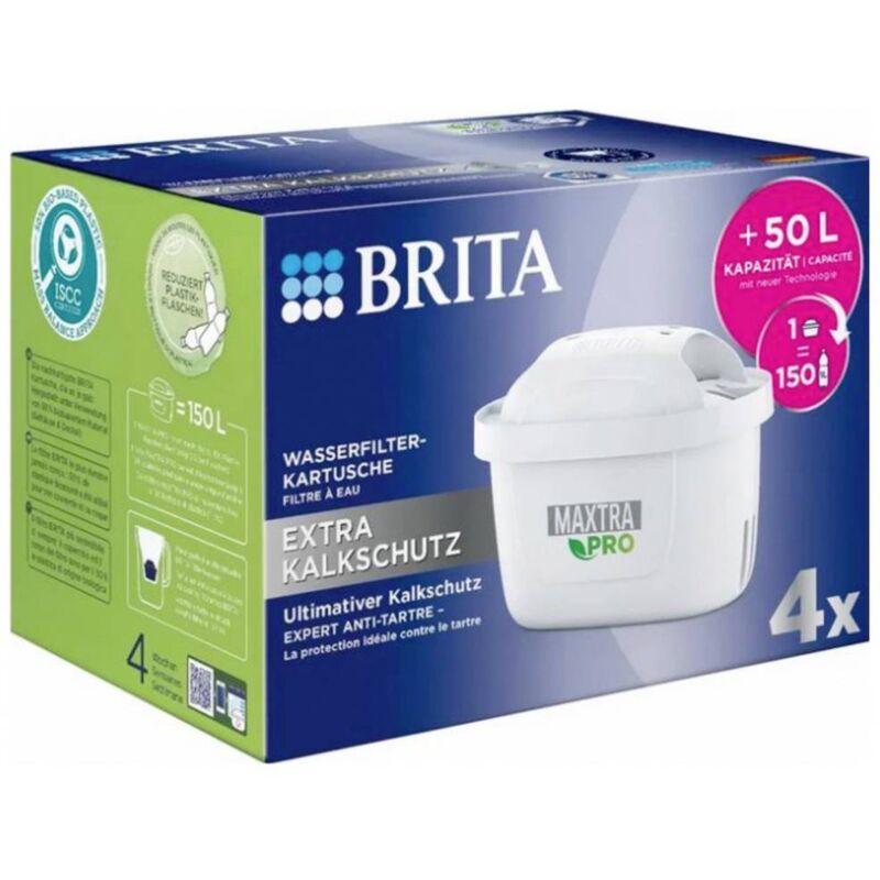 foto del prodotto maxtra pro extra 4er 122188 caraffa filtrante bianco brita