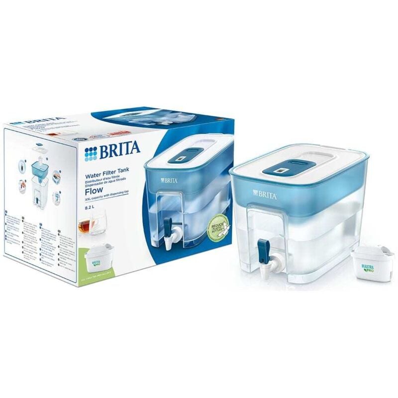 foto del prodotto maxtra pro water filter station flow 8.2l basic blue 1051126 brita