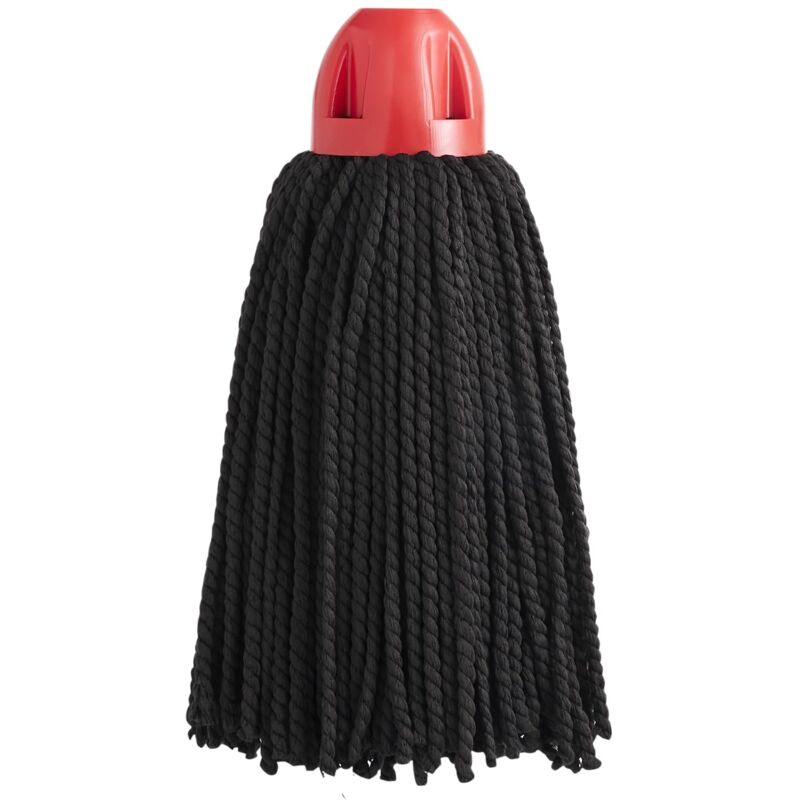 foto del prodotto maya mop in microfibra max pro con filo nero filo universale non graffia il pavimento pavimenti lisci non ruvidi grande capacità di assorbimento