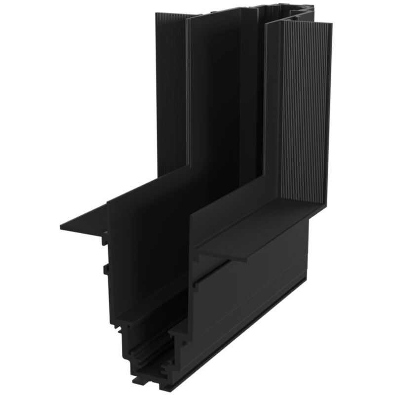 foto del prodotto maytoni accessorio binario da incasso con spessore 8,5cm angolo alto alluminio nero