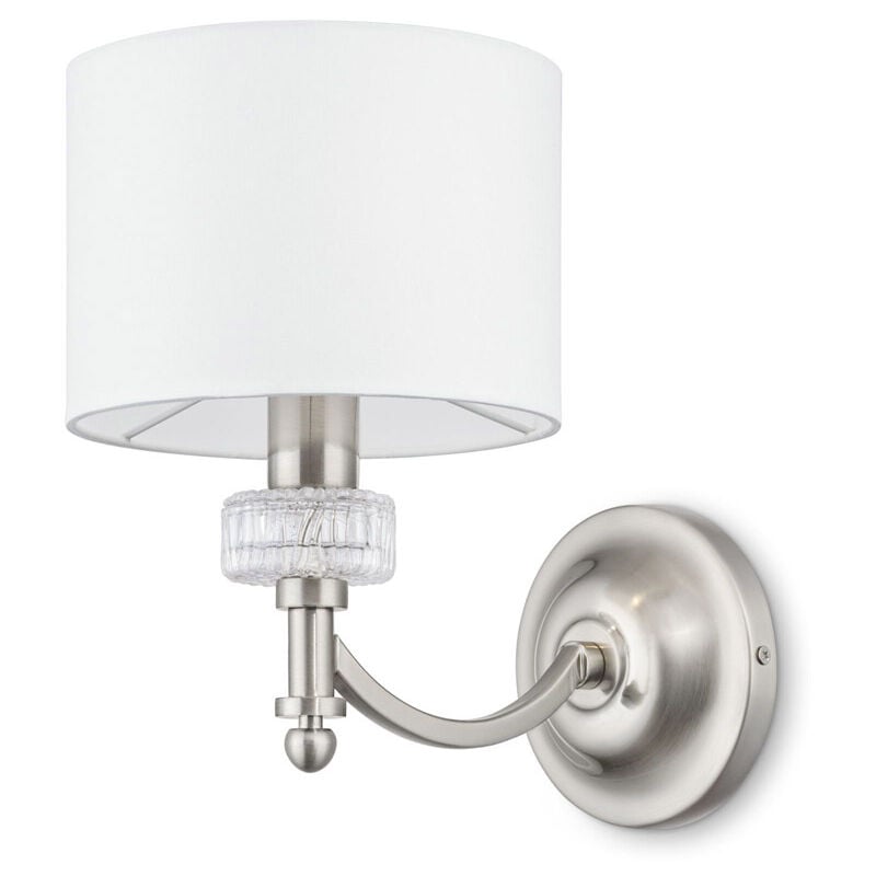 foto del prodotto maytoni applique contemporanea alicante metallo colore nichel 1 luce diffosore in pvc